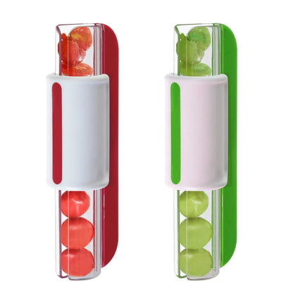 Easy Salad Fruit Cutter Tool for Tomatoes and Grapes
