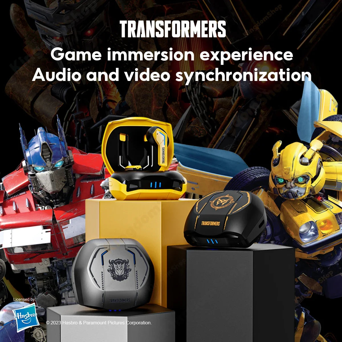 Wireless TF-T06 Gaming Earbuds with Dual Mode & Mic